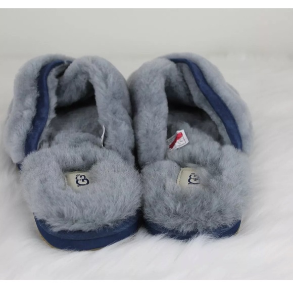 UGG ABELA GEYSER COLOR SHEEPSKIN SLIDES SLIPPERS - Picture 3 of 7